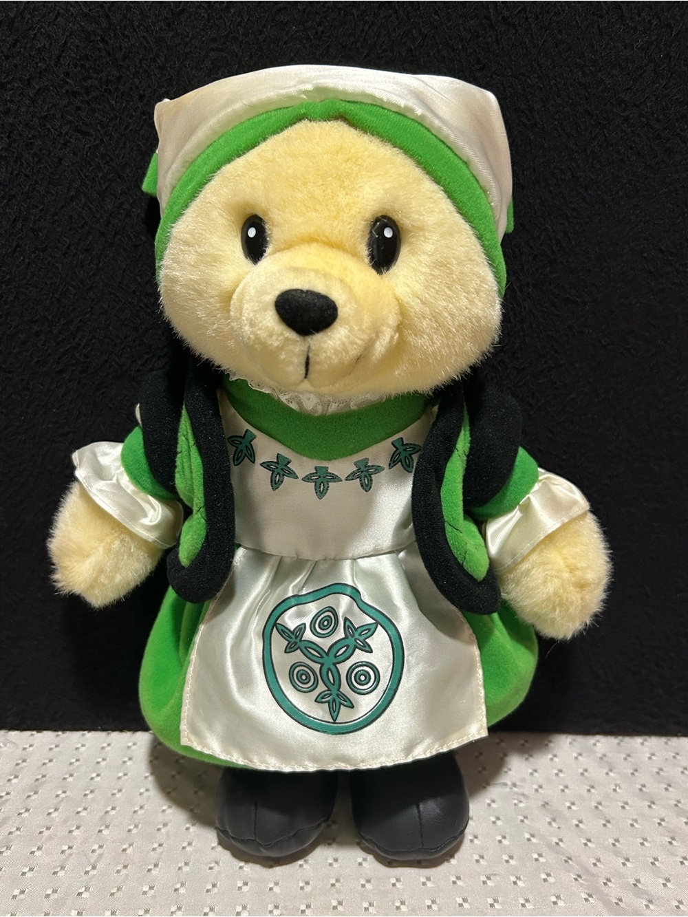 Sugar Loaf Celtic Green Teddy Bear Plush 11" in EUC St Patrick’s Day